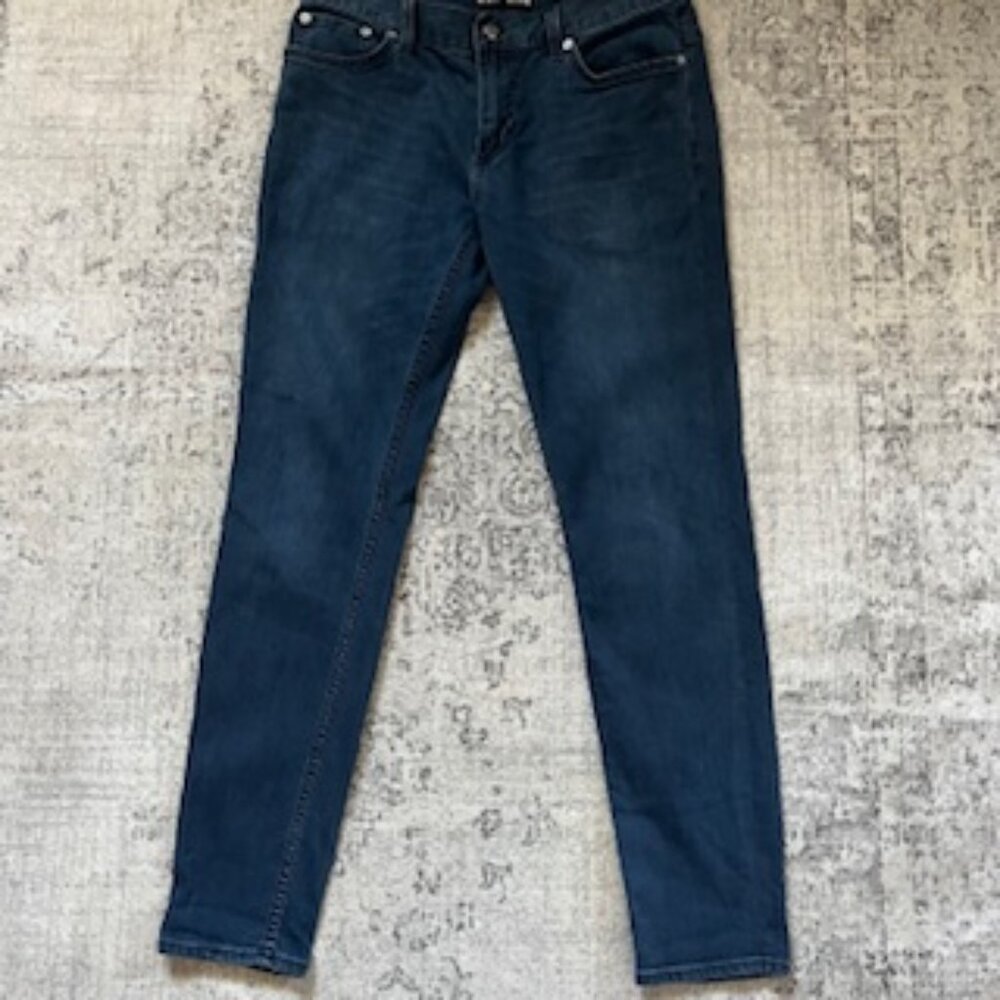 🧡3/15 BLK DNM Jeans 25 Beadle Black Blue Jeans Men's 33x32